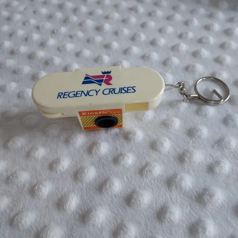 Vintage Keychain Regency Cruises Kinetic Camera Advertising Cruise Line Vacation